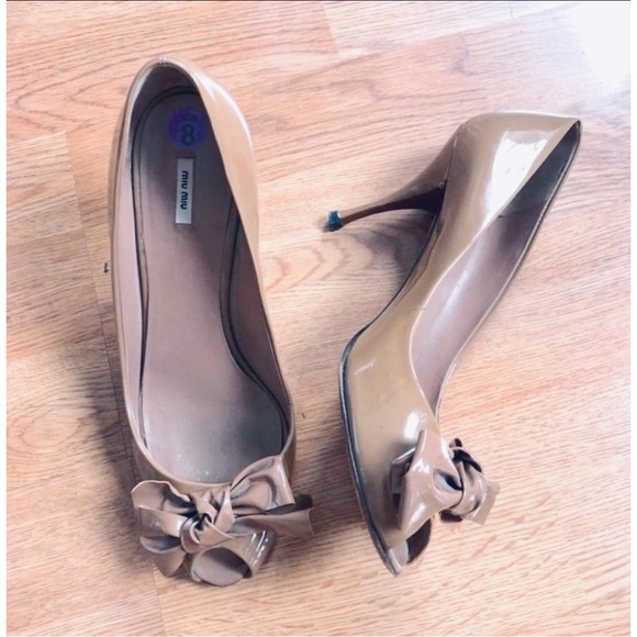 Miu Miu Shoes - Miu Miu 👸🏻HOST PICK 👸🏻  Peep Toe Heels, EU 38